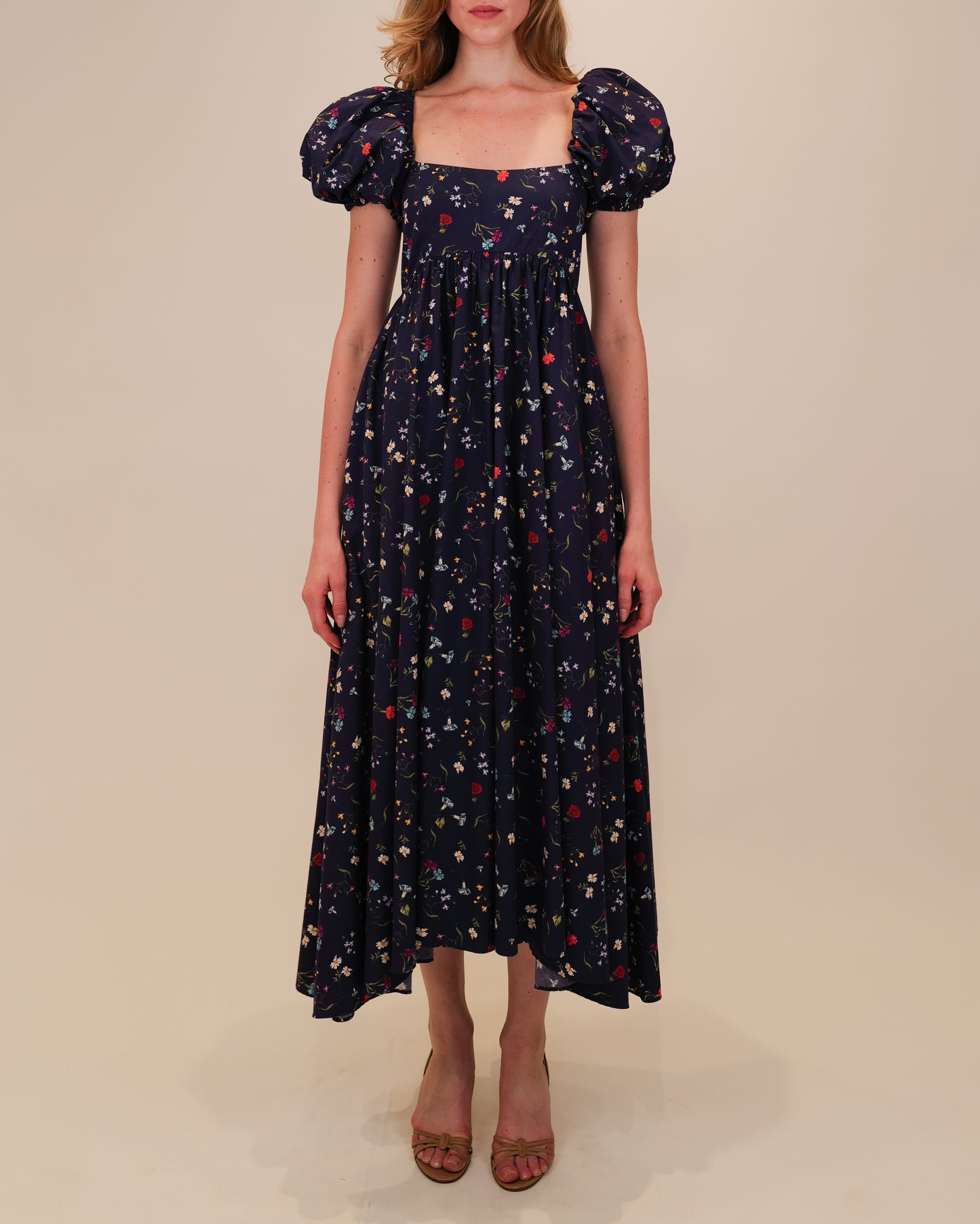 Navy multi floral