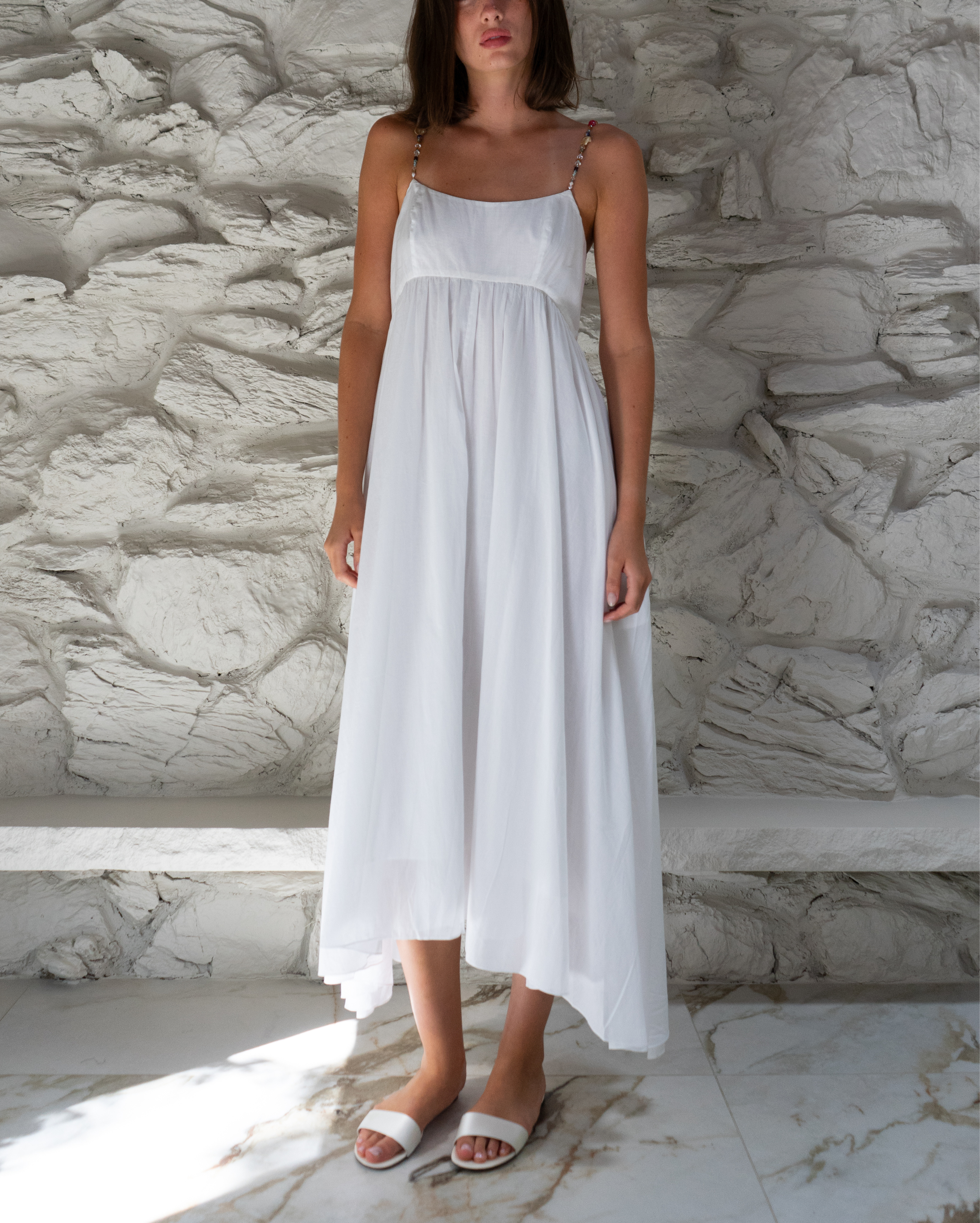 Azeeza Rachel Midi Dress - White Xs Azeeza Rachel Midi Dress - White Xs