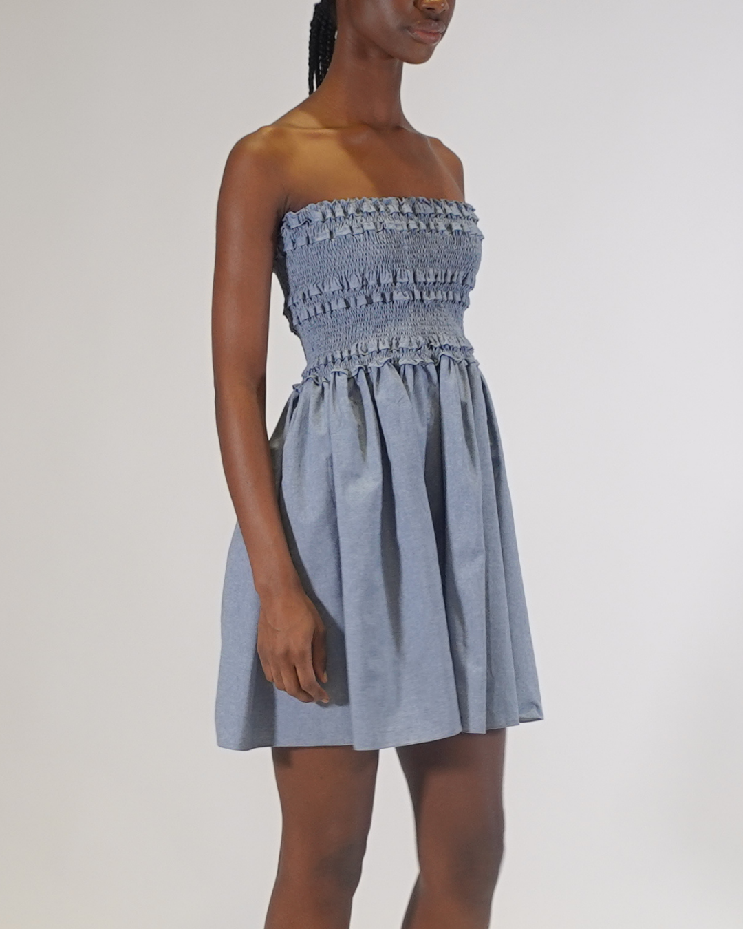 Anya Chambray Mini Dress