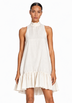 Alcott Raw Silk Mini Dress