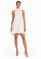 Alcott Raw Silk Mini Dress