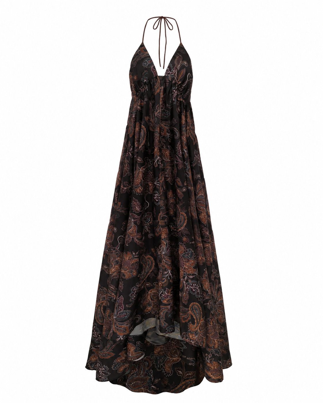 Kitty Printed Taffeta Gown
