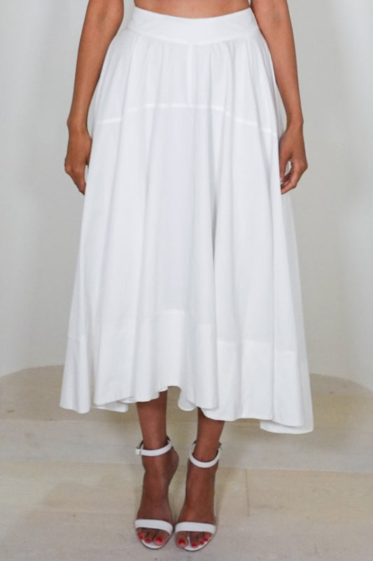 Avani Poplin Midi Skirt