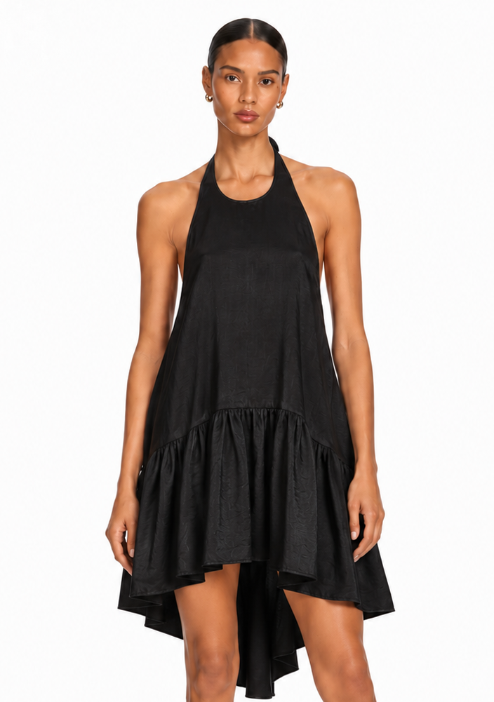 Winston Raw Silk Mini Dress