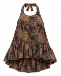 Winston Chocolate Paisley Top