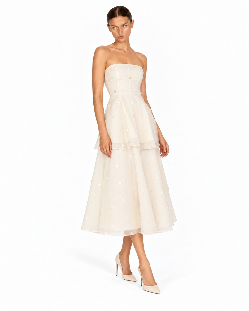 Sorcha Organza Embellished Skirt