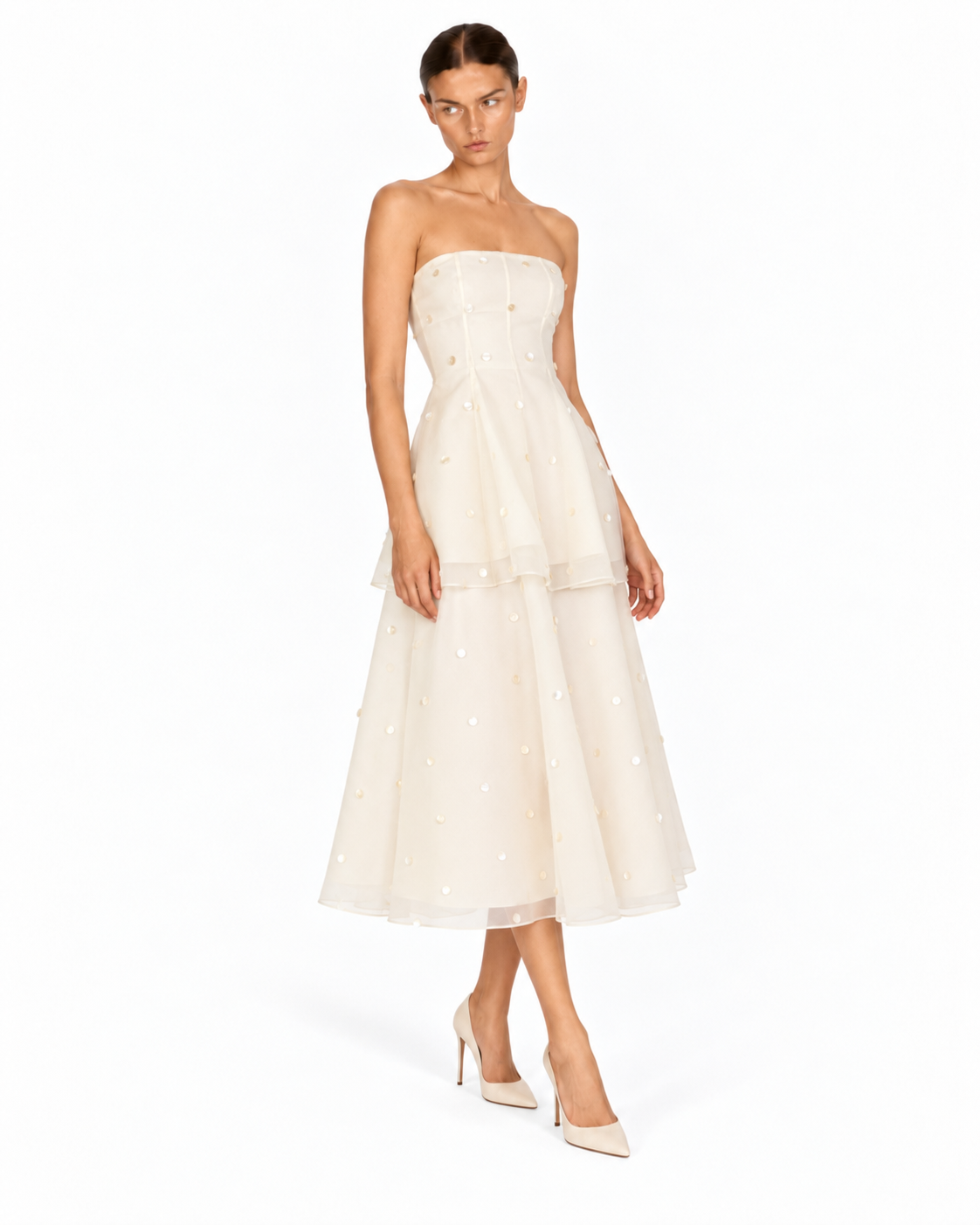 Sorcha Organza Embellished Skirt