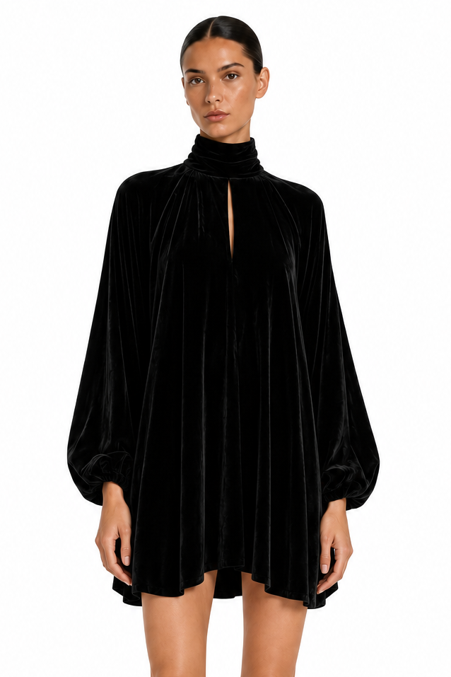 Emlyn Velvet Mini Dress