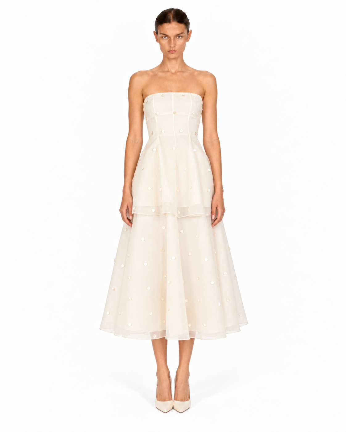Sorcha Organza Embellished Skirt