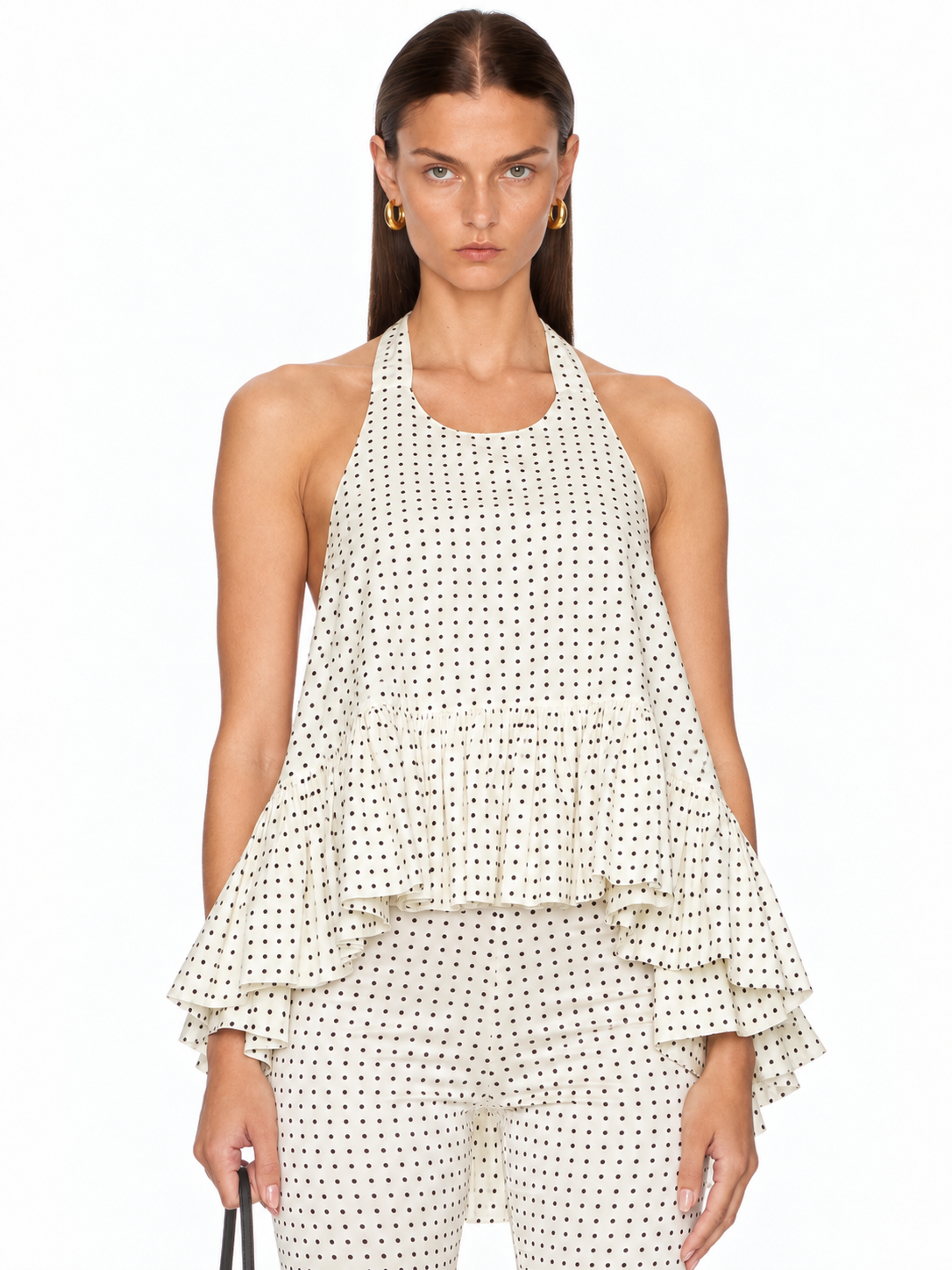 Winston Polka Dot Poplin Top