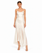 Kaida Charmeuse & Chiffon Midi