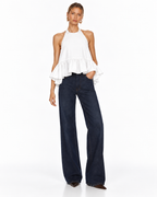 Winston Poplin Top White