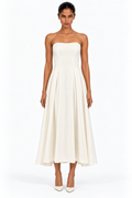 Ezra Satin Midi Dress