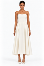 Ezra Satin Midi Dress