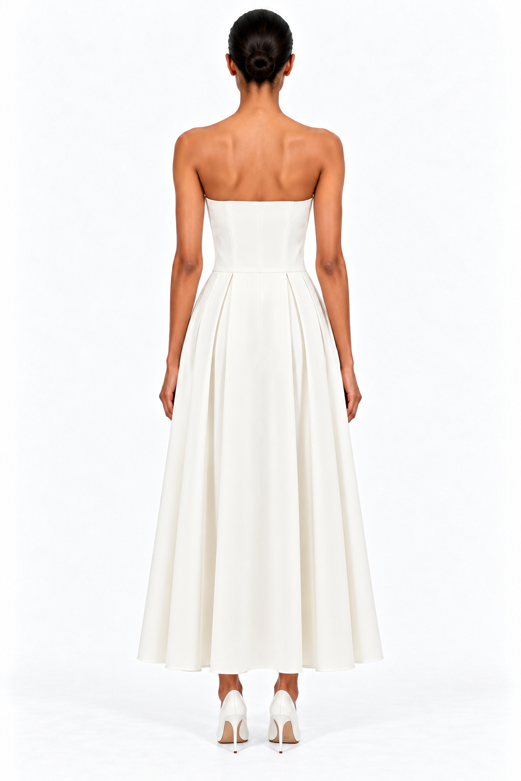 Ezra Satin Midi Dress