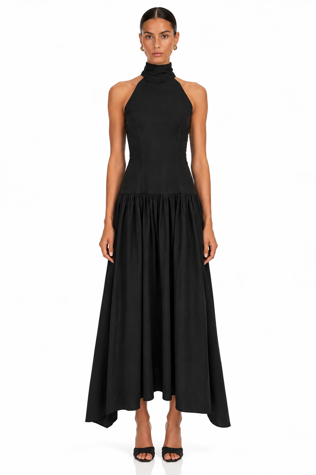 Indira Poplin Midi