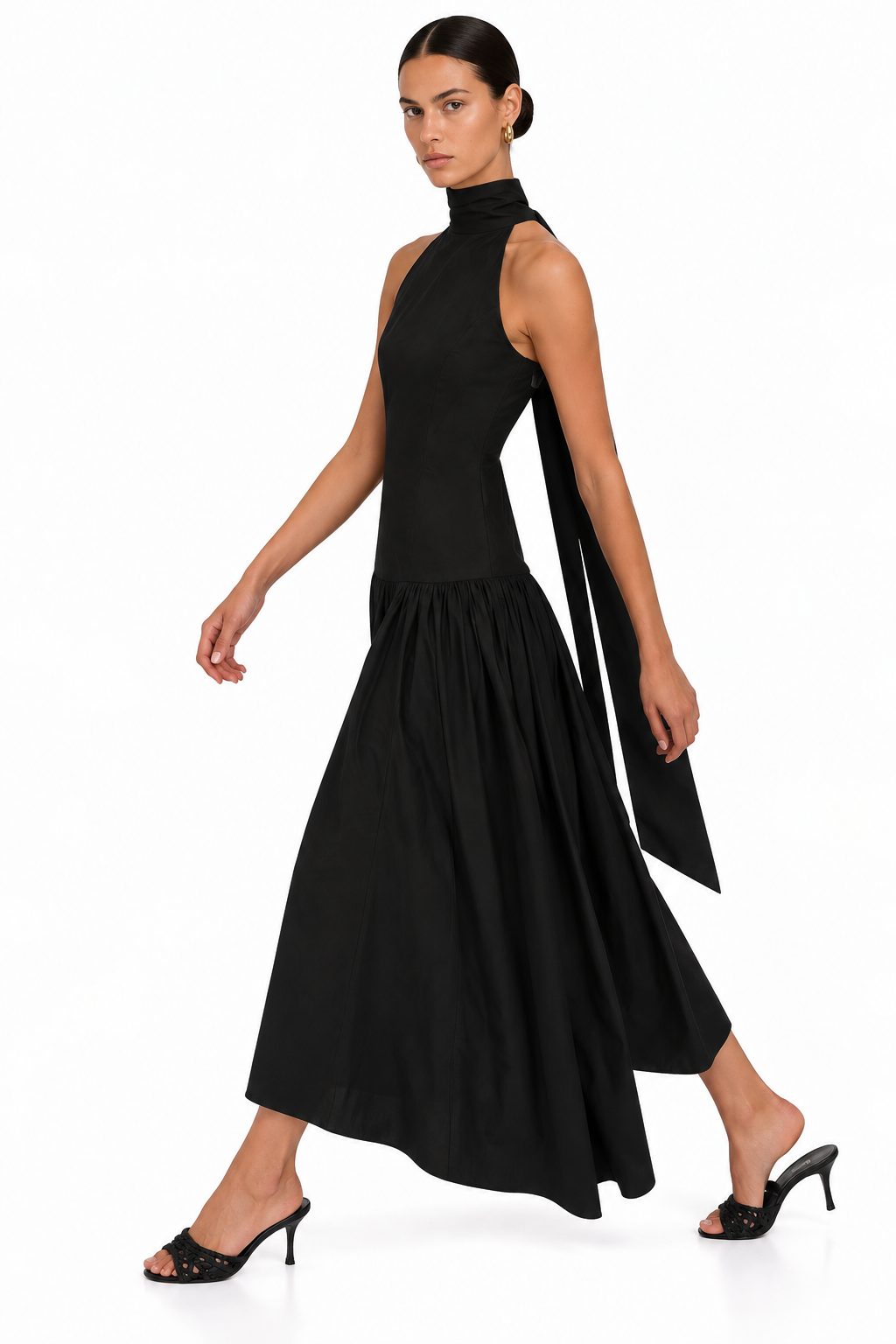 Indira Poplin Midi