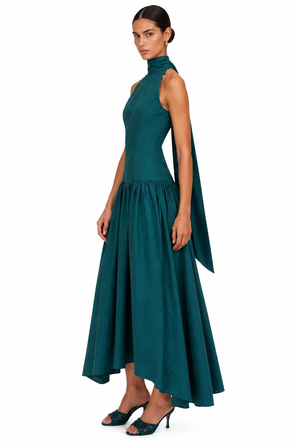 Indira Poplin Midi