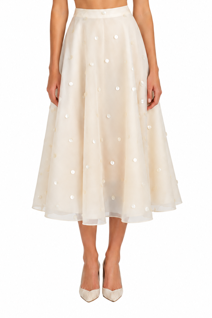 Sorcha Organza Embellished Skirt