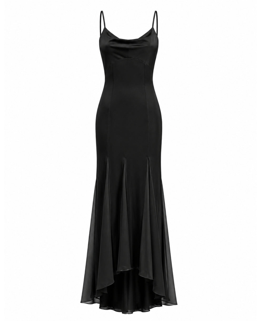 Kaida Charmeuse Chiffon Midi