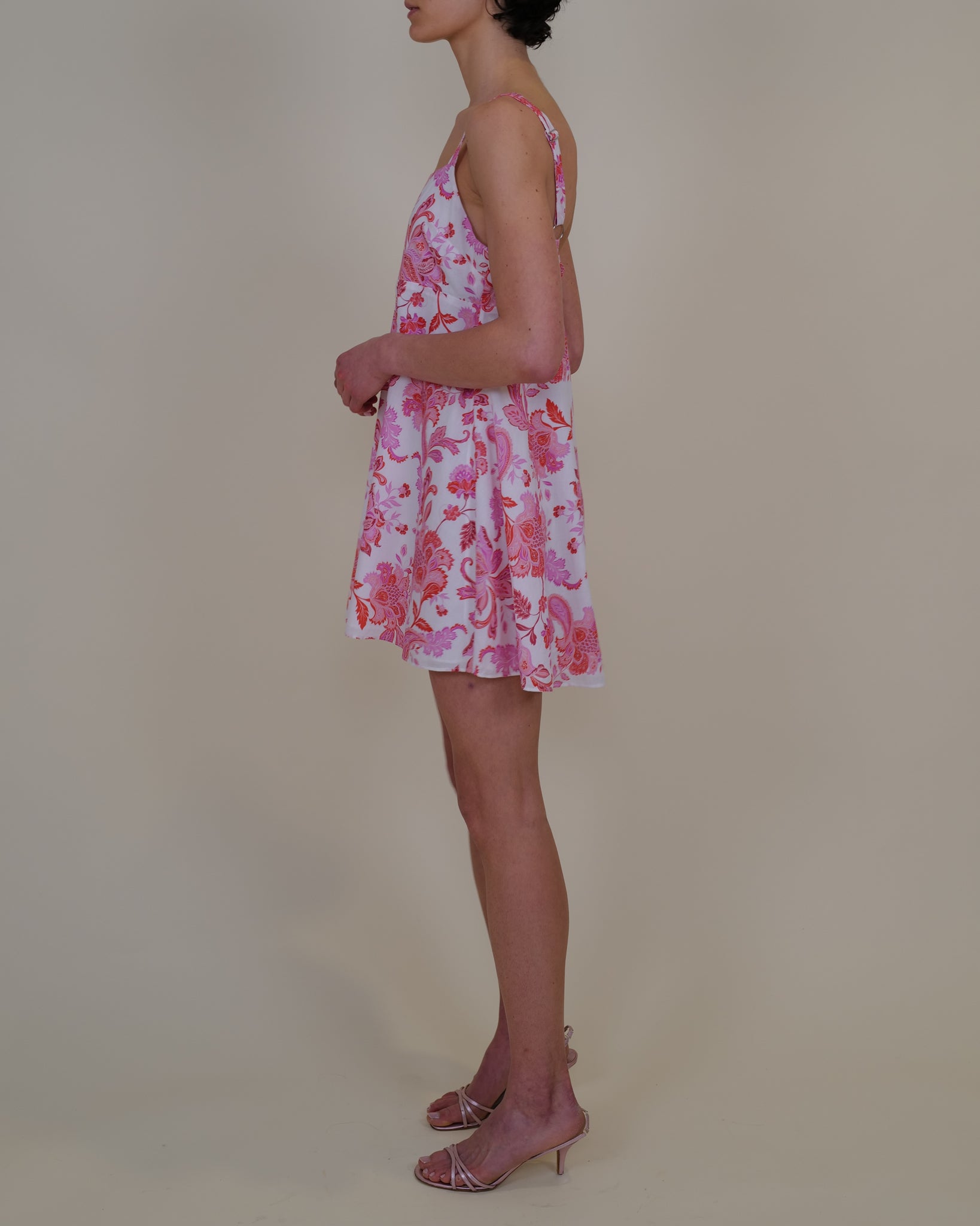 azeeza mini dress Sable Organza Embellished Mini Dress