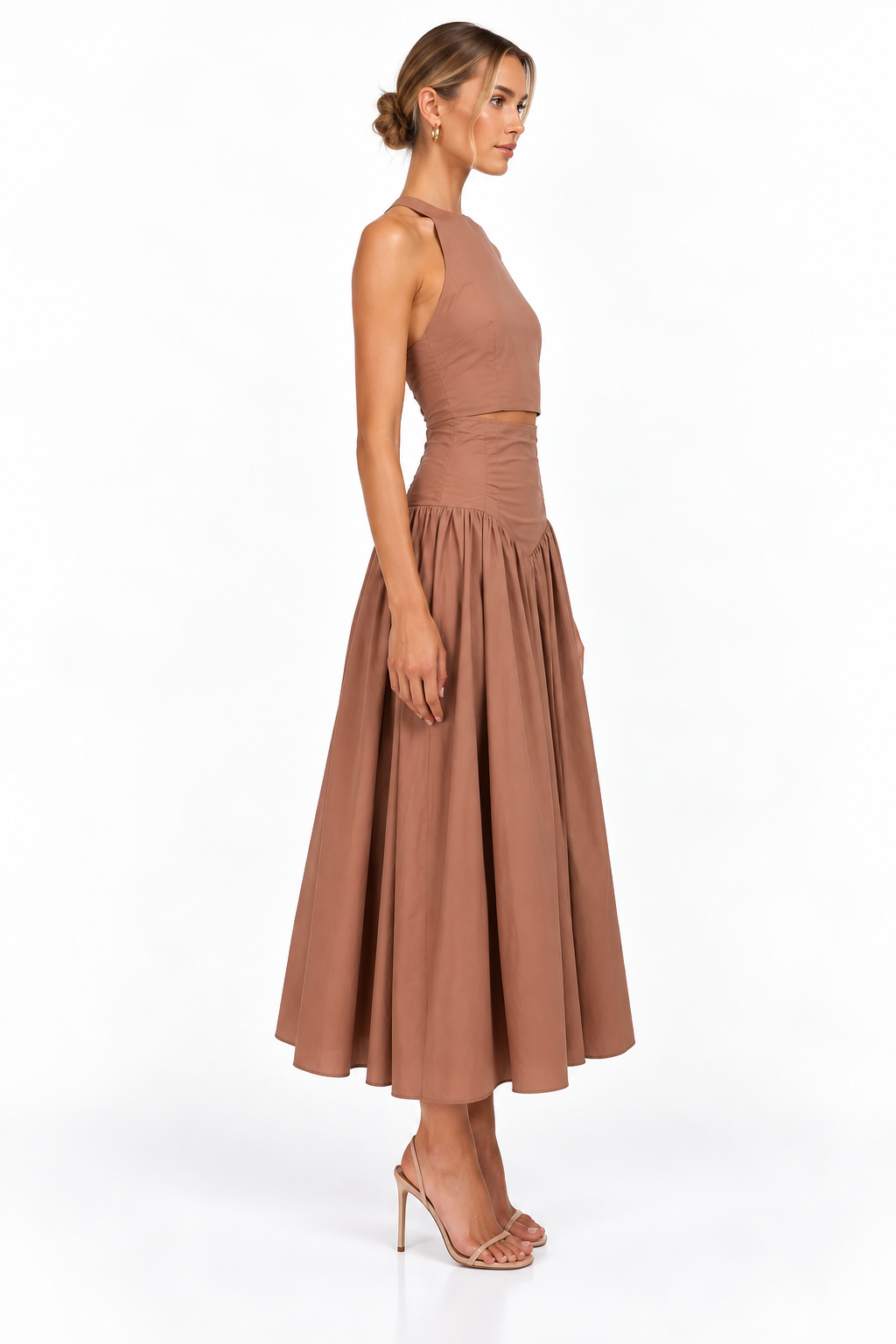Lina Stretch Poplin Top