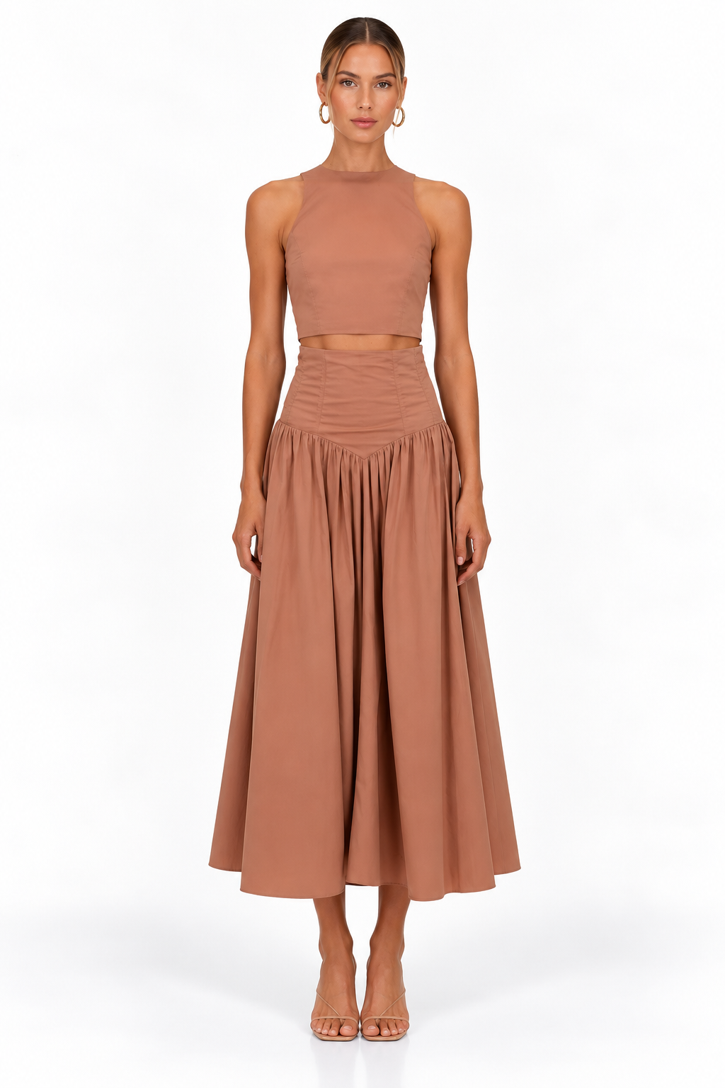 Lina Stretch Poplin Top