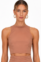 Lina Stretch Poplin Top