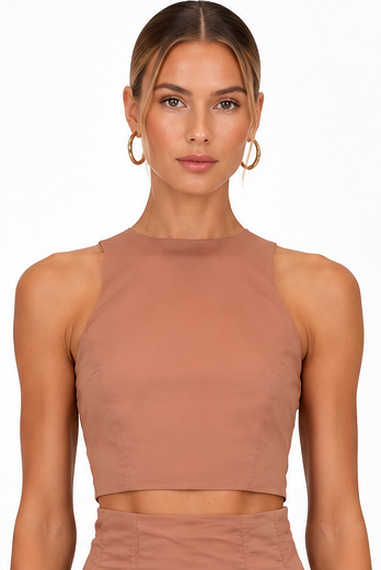 Lina Stretch Poplin Top