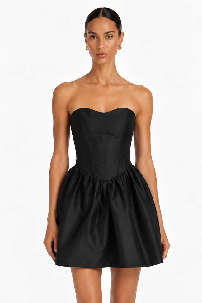 Naina Taffeta Mini Dress