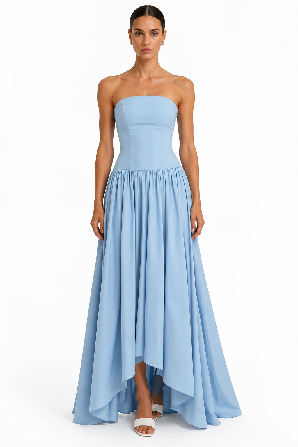 Nayara Poplin Midi Dress