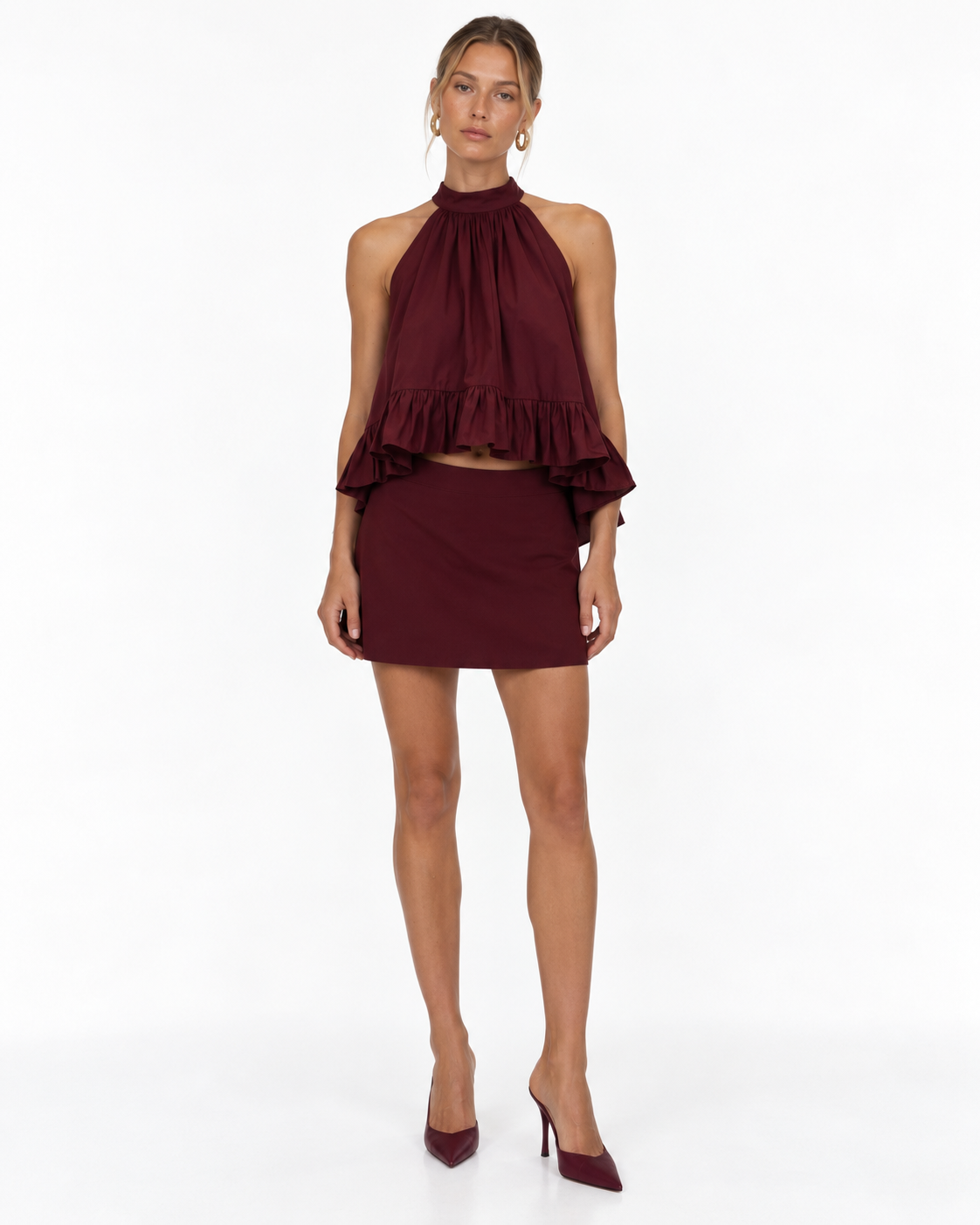 Blair Poplin Mini Skirt