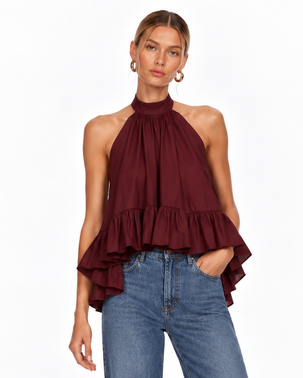 Plath Poplin Top