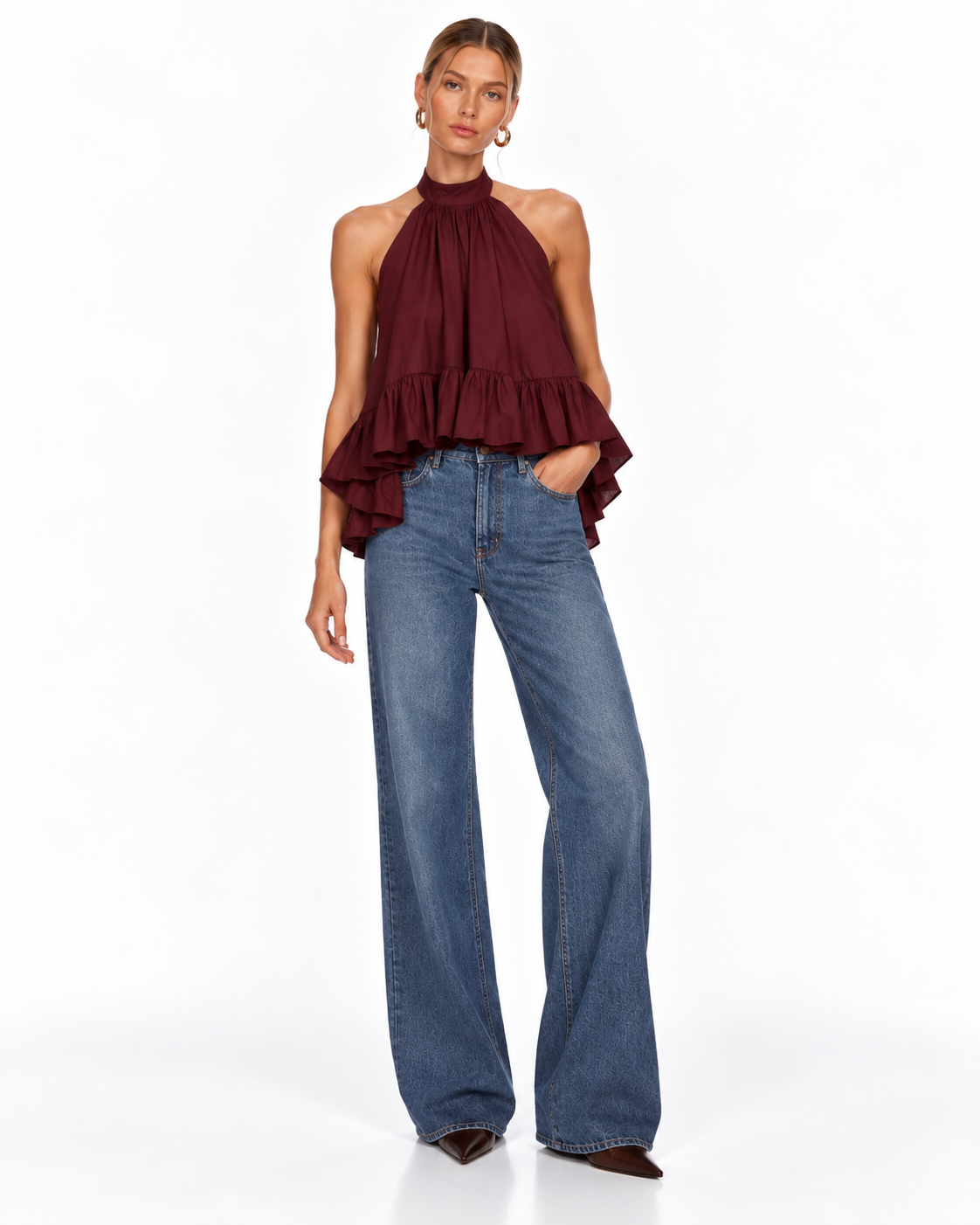 Plath Poplin Top