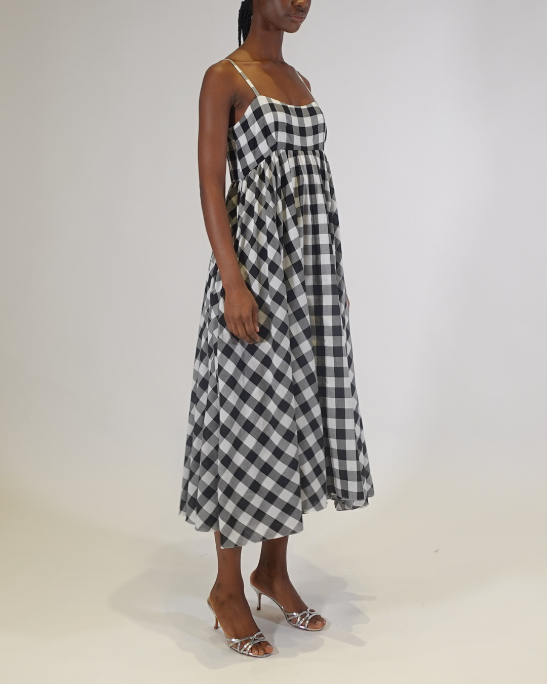 Rachel Gingham Midi Dress
