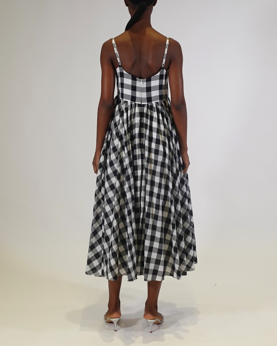 Rachel Gingham Midi Dress