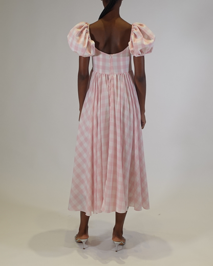Rory Gingham Midi Dress