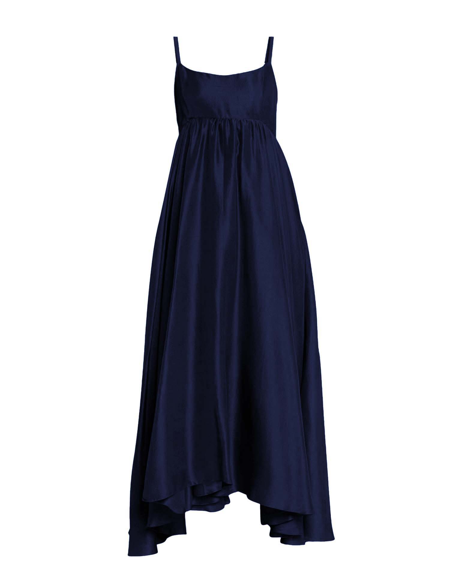 Rachel Raw Silk Midi Dress – Azeeza