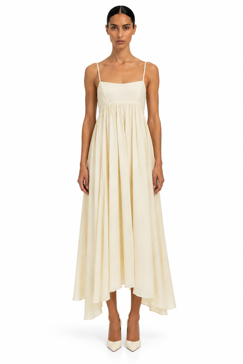 Rachel Cotton Voile Midi Dress