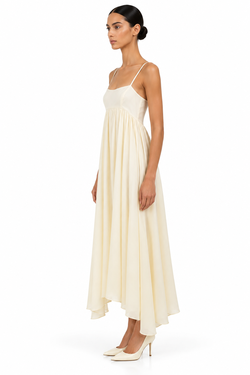 Rachel Cotton Voile Midi Dress
