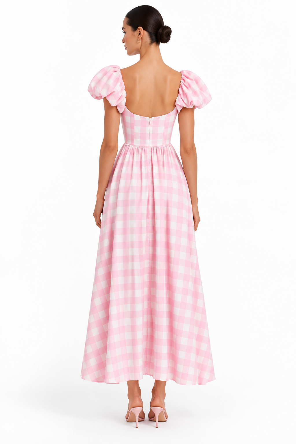 Rory Gingham Midi Dress