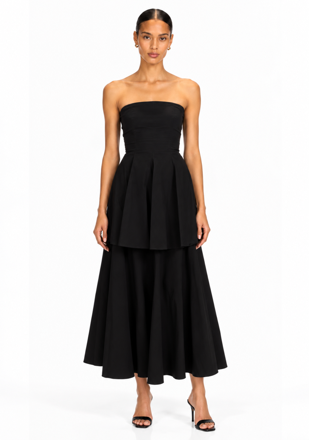 Sable Poplin Mini Dress