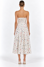 Sable Printed Poplin Midi Dress