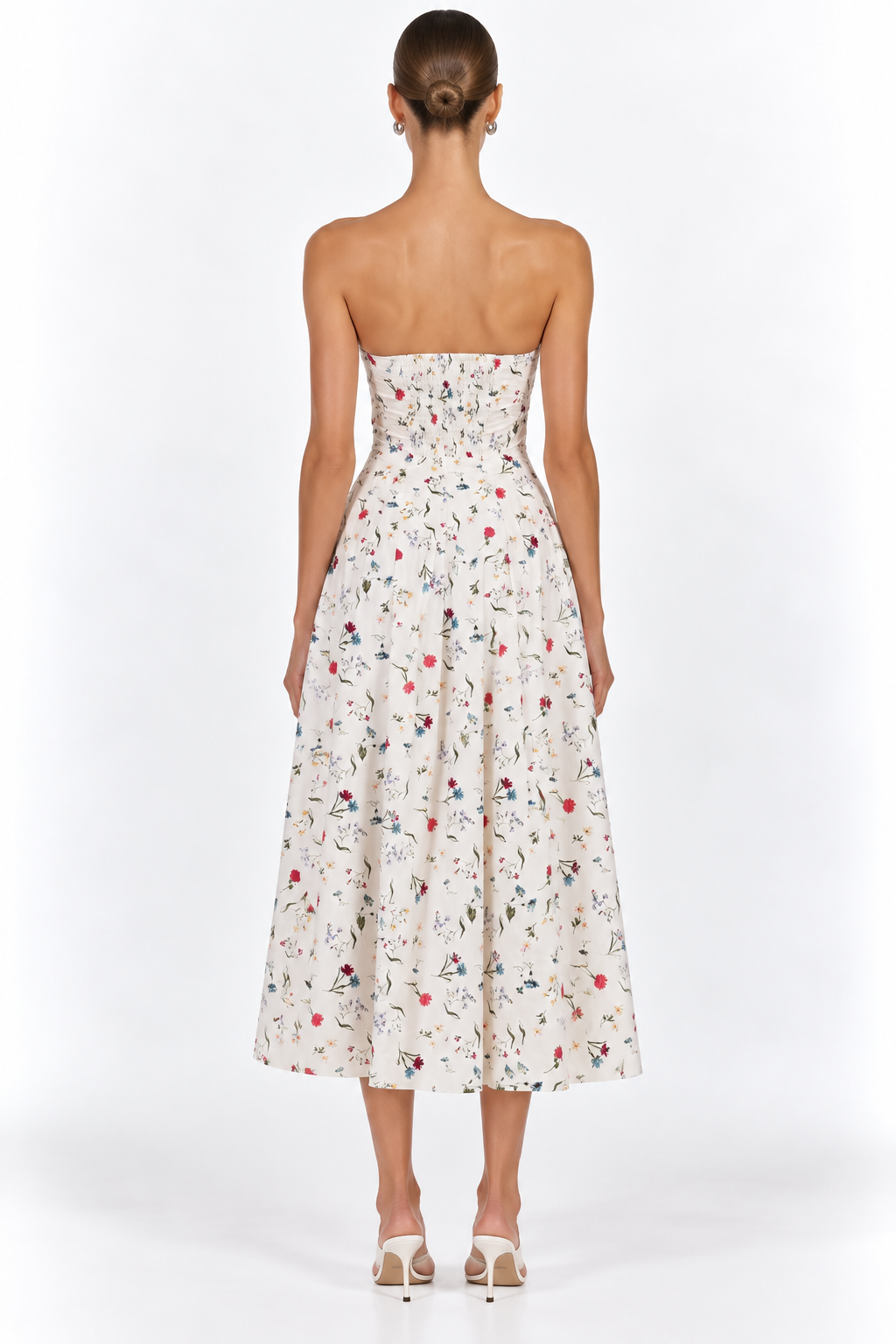 Sable Printed Poplin Midi Dress