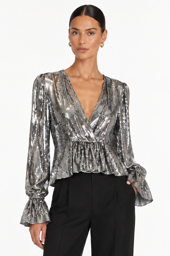 Thistle Sequin Top