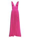 Cirrus Charmeuse Gown Magenta
