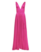 Cirrus Charmeuse Gown Magenta