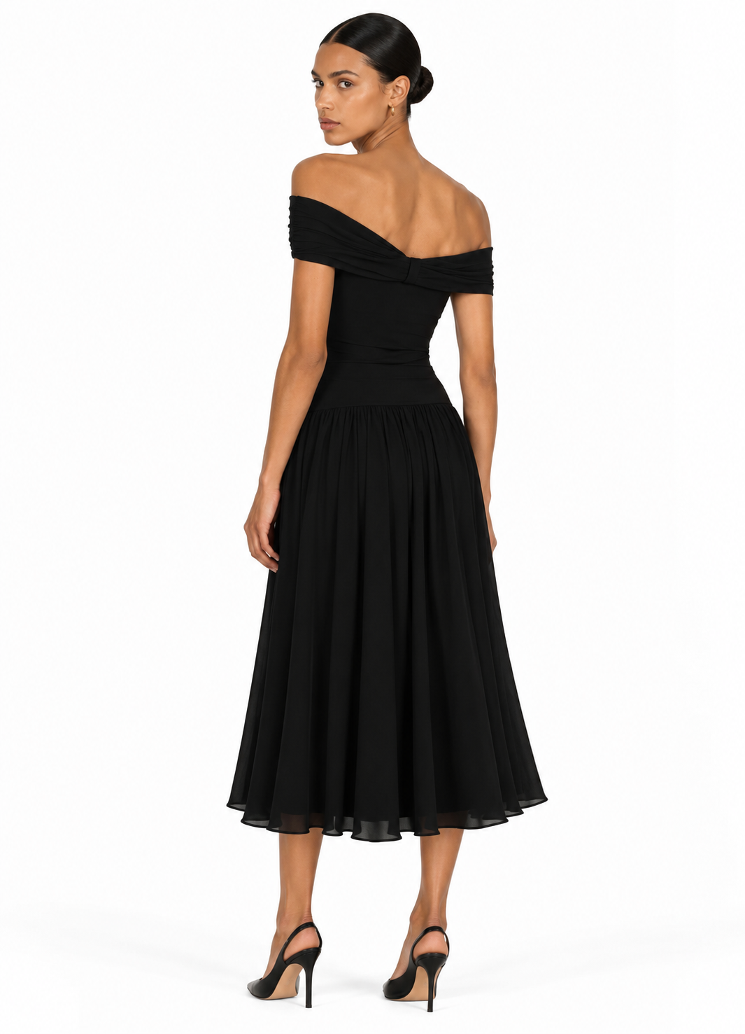 Veda Satin Midi Dress