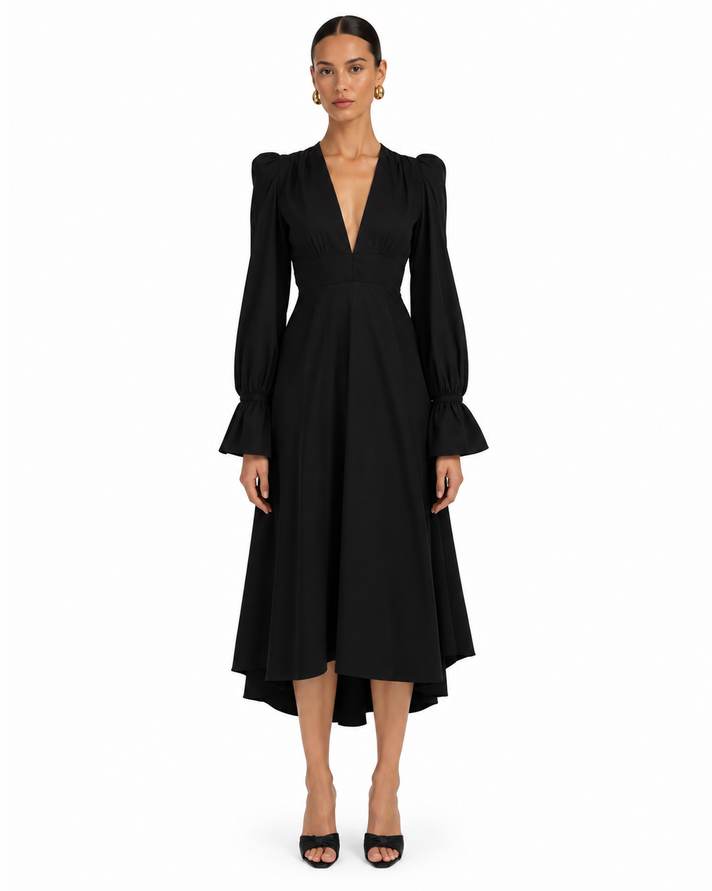 Willow Poplin Midi Dress