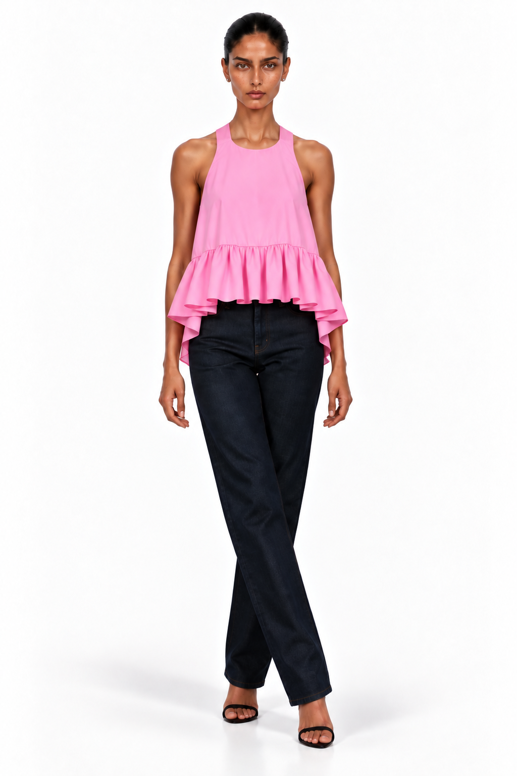 Winston Poplin Top - Bubblegum